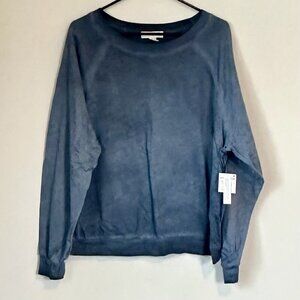 NWT Treasure & Bond Mineral Wash Navy Crewneck Sweater - Size: Large